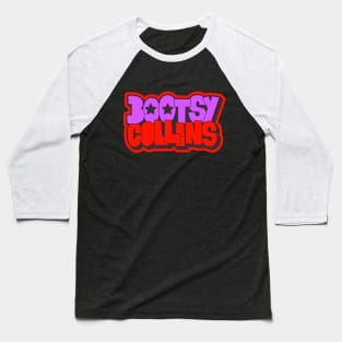 Bootsy Collins Funk Typography Design - Groovy and Legendary! Baseball T-Shirt